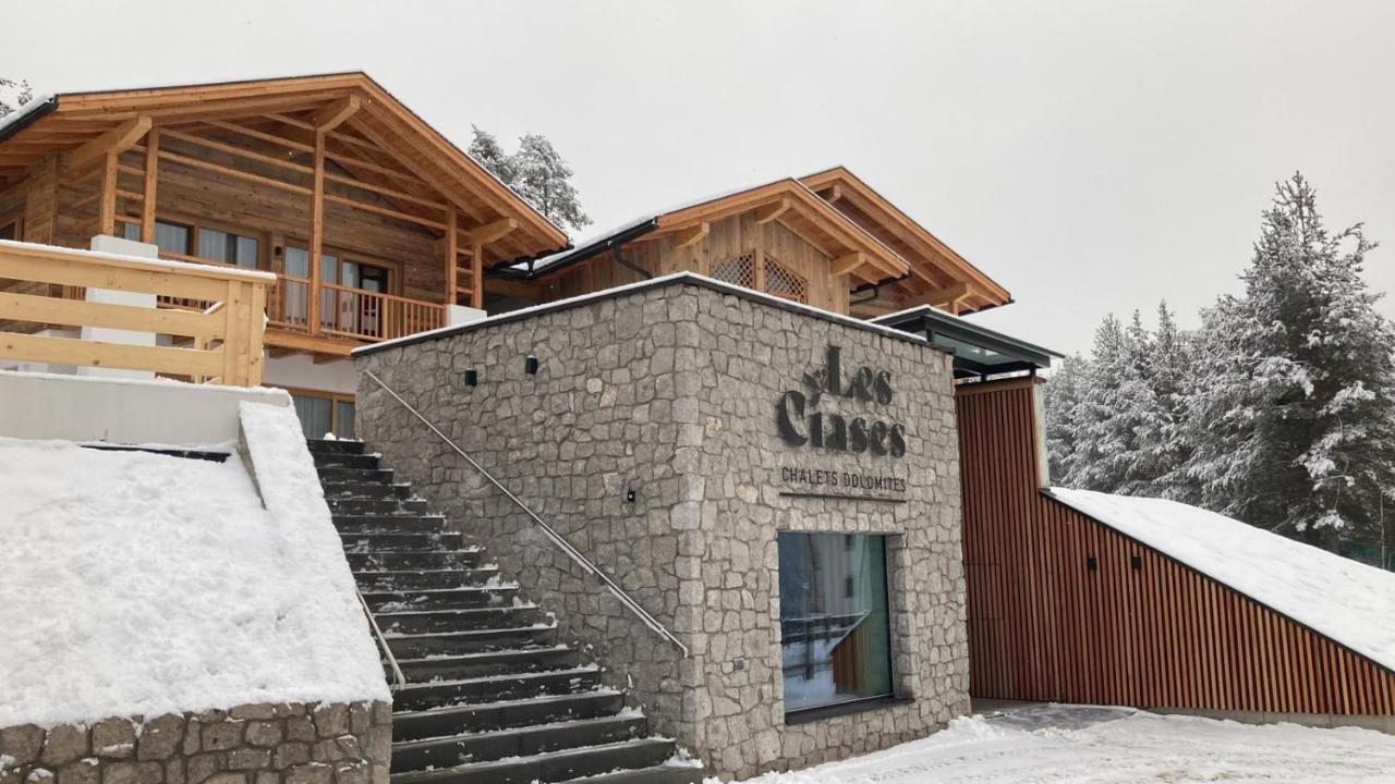 Les Ciases Chalets Dolomites San Vigilio Di Marebbe Exterior foto