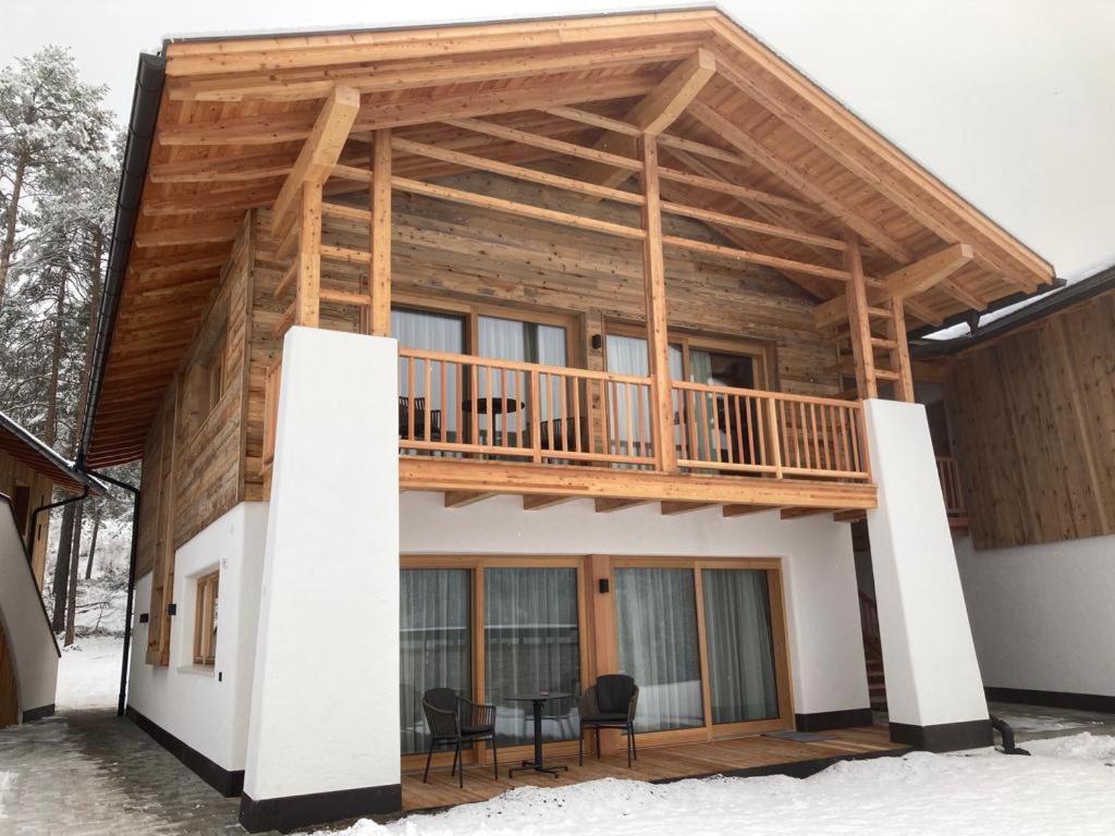 Les Ciases Chalets Dolomites San Vigilio Di Marebbe Exterior foto