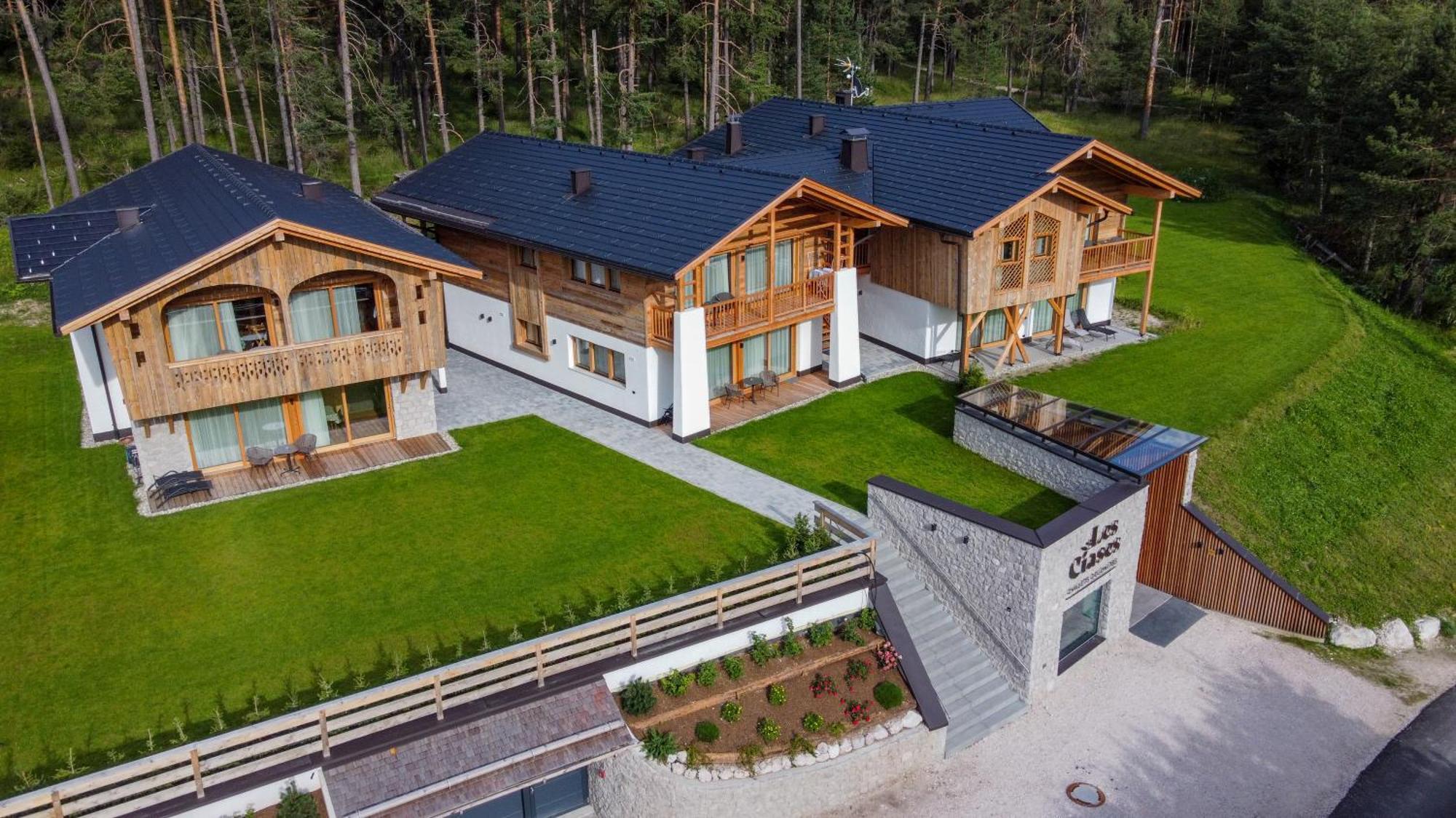 Les Ciases Chalets Dolomites San Vigilio Di Marebbe Exterior foto