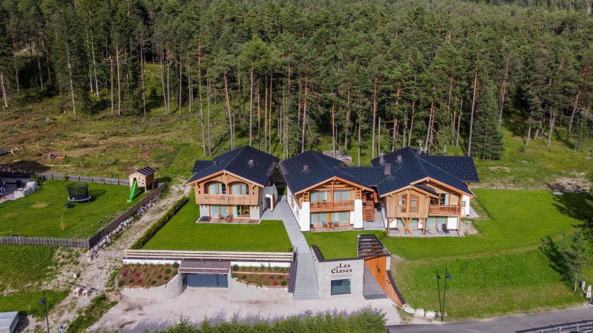 Les Ciases Chalets Dolomites San Vigilio Di Marebbe Exterior foto