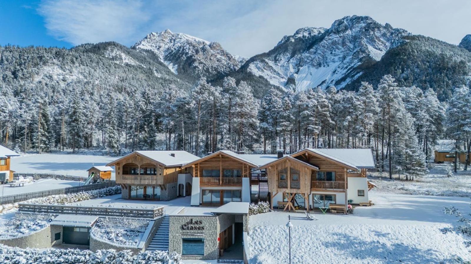 Les Ciases Chalets Dolomites San Vigilio Di Marebbe Exterior foto
